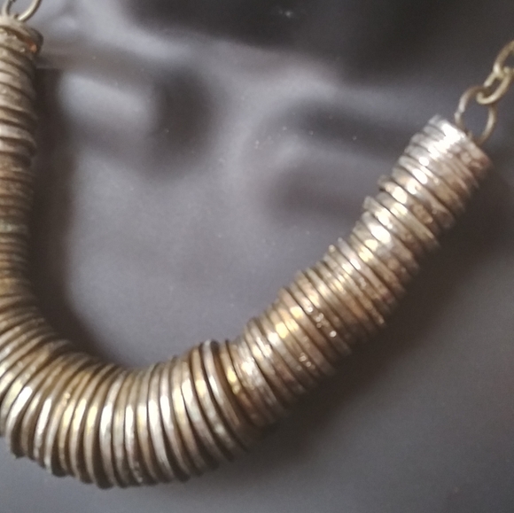 Vintage Anthropologie PAM HIRAN Disc necklace - Picture 2 of 7